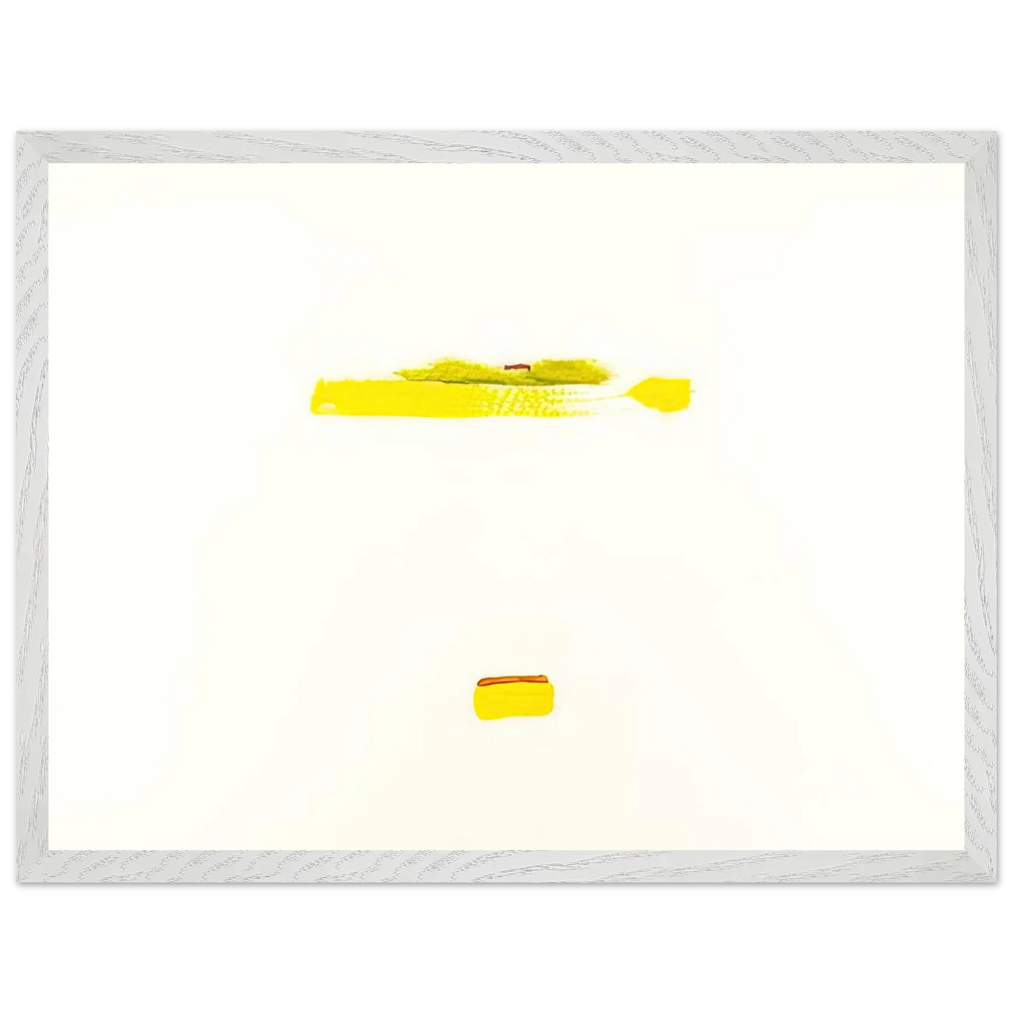 Helen Frankenthaler - New York III - 1972 Wall art - A2 (42 x 59.4  cm) - Premium Wooden Framed Poster With Fine Art Paper-canvas - Black frame