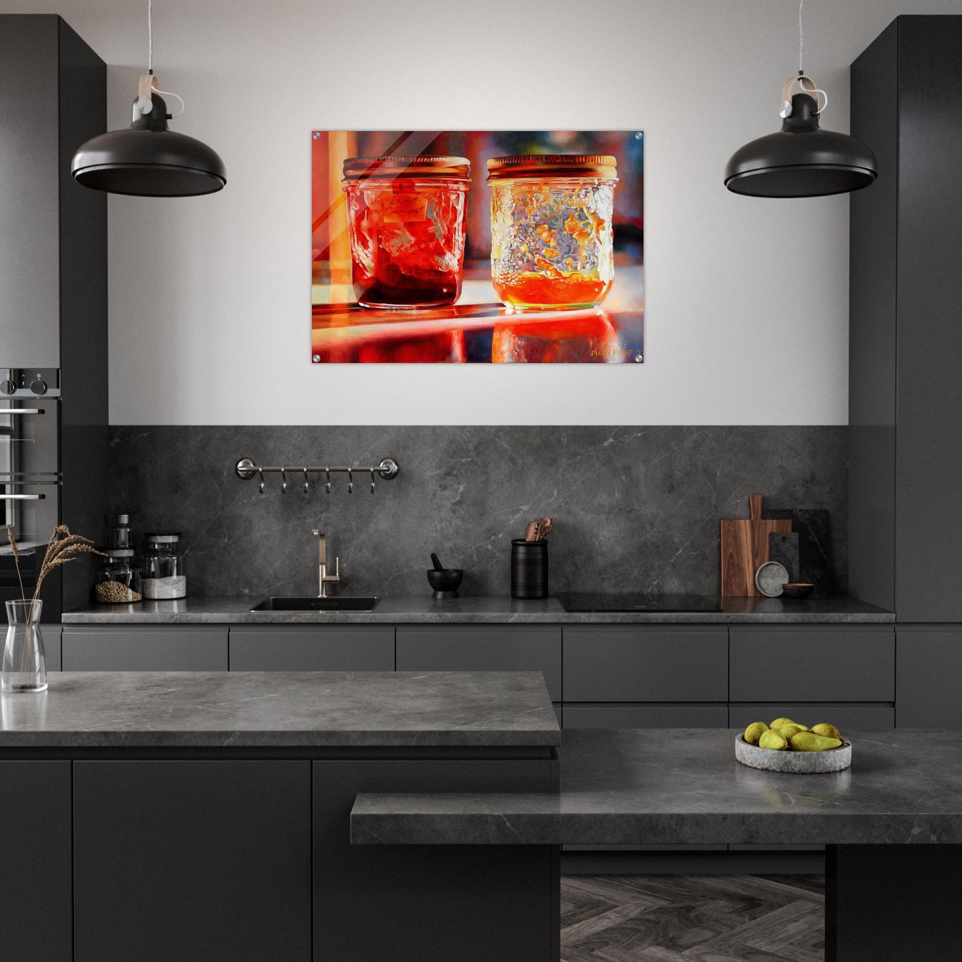 Smears of Jam, Lights of Jelly - 2007 - Mary Pratt Acrylic Print - 70x100 cm / 28x40″ inches