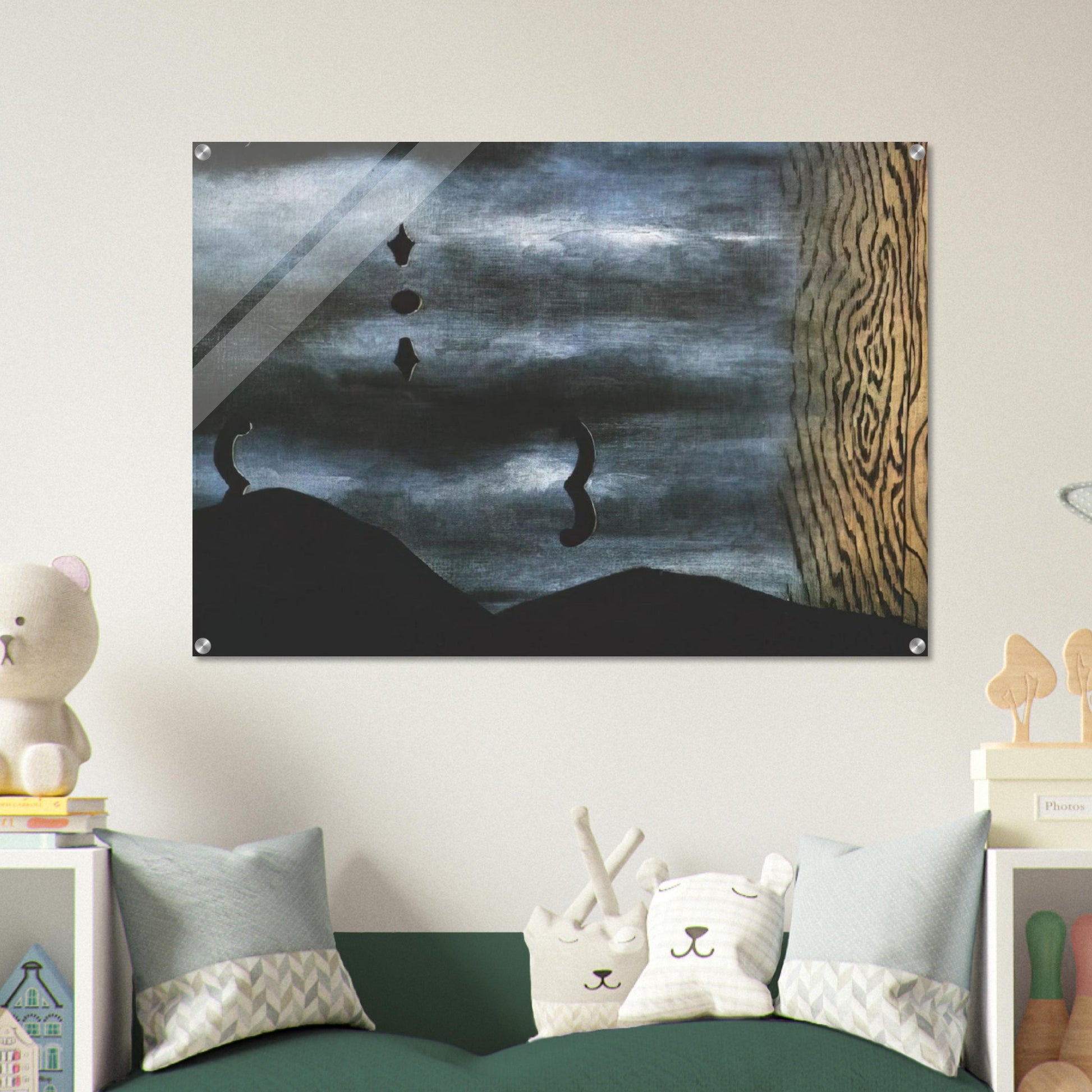 THE LINING OF SLEEP 1928 - Rene Magritte Acrylic Print - 70x100 cm / 28x40″ inches