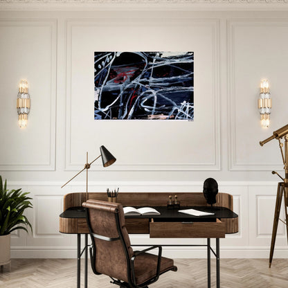 EPISODE - Jean Dubuffet Brushed Aluminum Print - 70x100 cm / 28x40 inches | Jean Dubuffet Aluminum Print | Jean Dubuffet Prints
