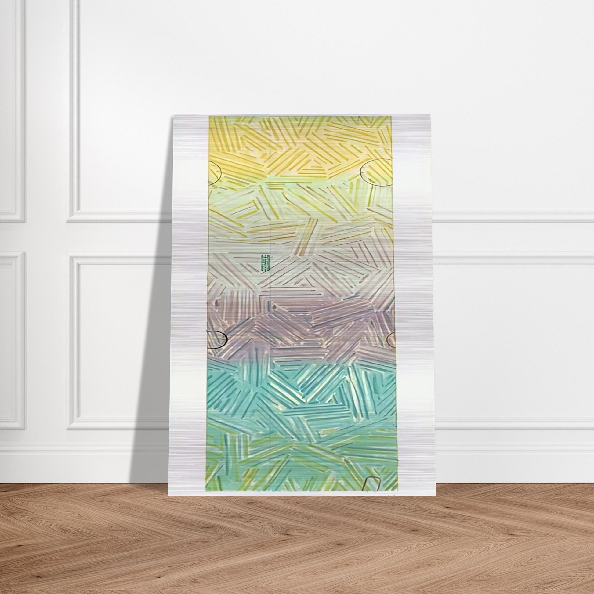 USUYUKI ULAE 211 - Jasper Johns Brushed Aluminum Print - 70x100 cm / 28x40 inches | Jasper Johns Aluminum Print | Jasper Johns Prints