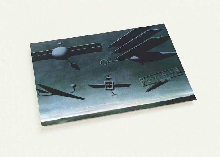 BLACK FLAG 1937 By Rene Magritte Pack of 10 Post Cards | Rene Magritte Post Cards | A6 (10.5 x 14.8 cm) - 4.1 x 5.8 inches