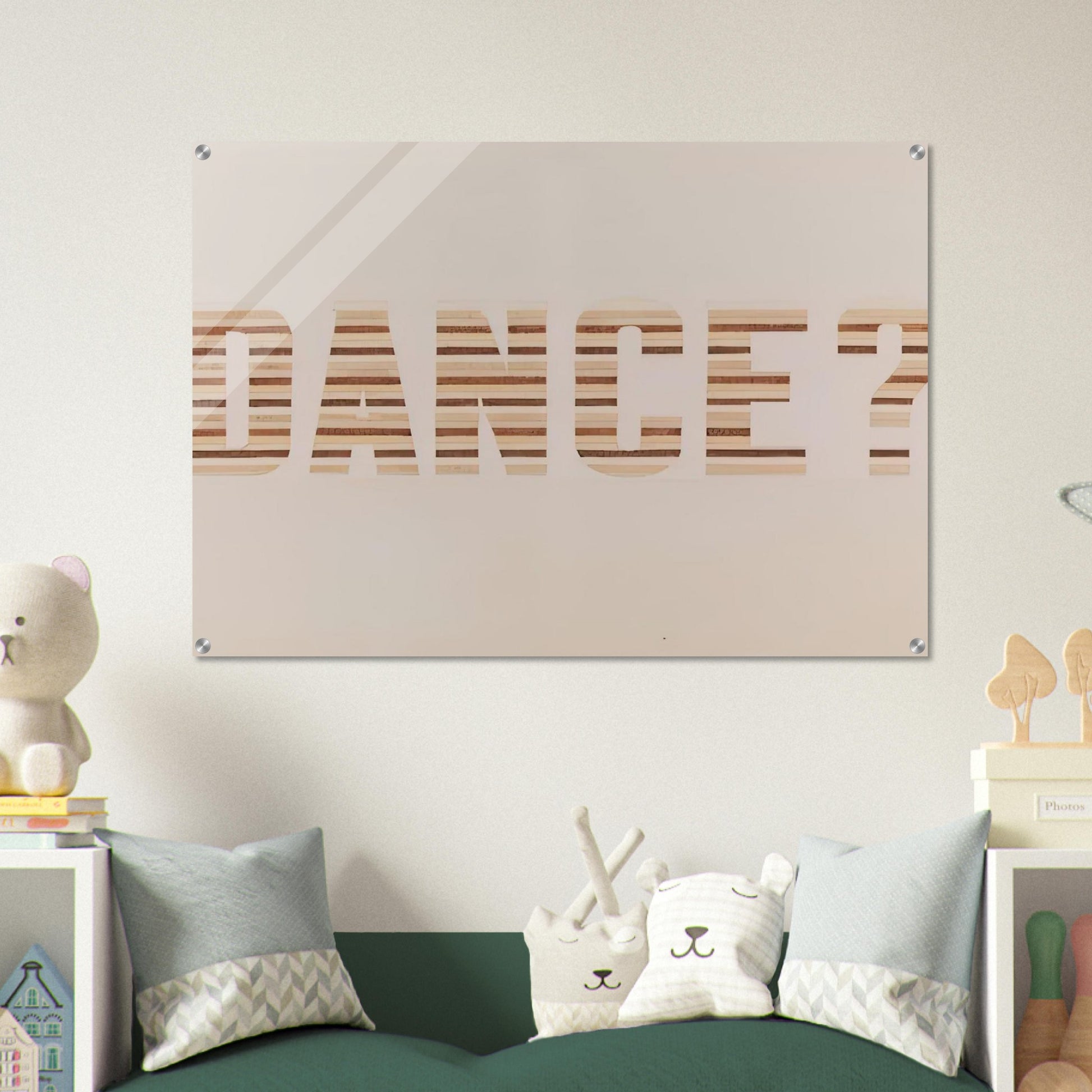 DANCE 1973 0 - Edward Ruscha Acrylic Print - 70x100 cm / 28x40″ inches