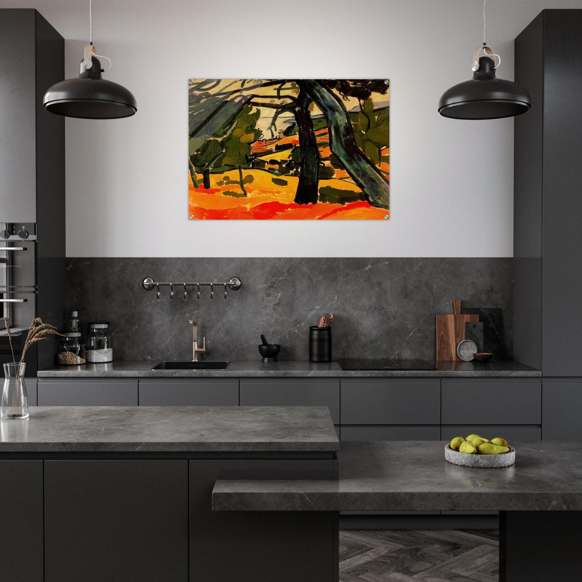 LANDSCAPE 1907 1 - Andre Derain Acrylic Print - 70x100 cm / 28x40″ inches