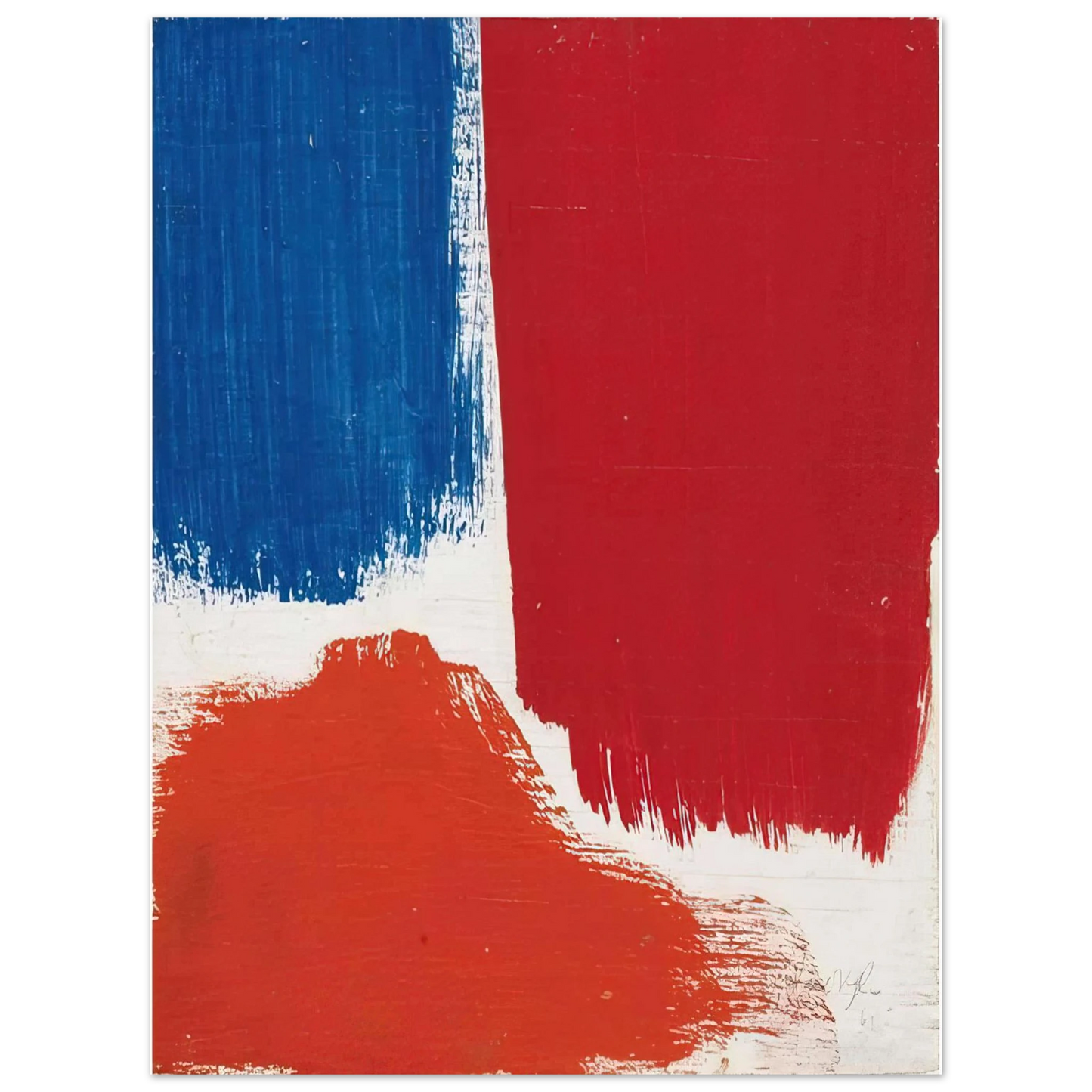 Robert Goodnough - Untitled - 1961  75x100 cm / 30x40inches Fine Art Poster