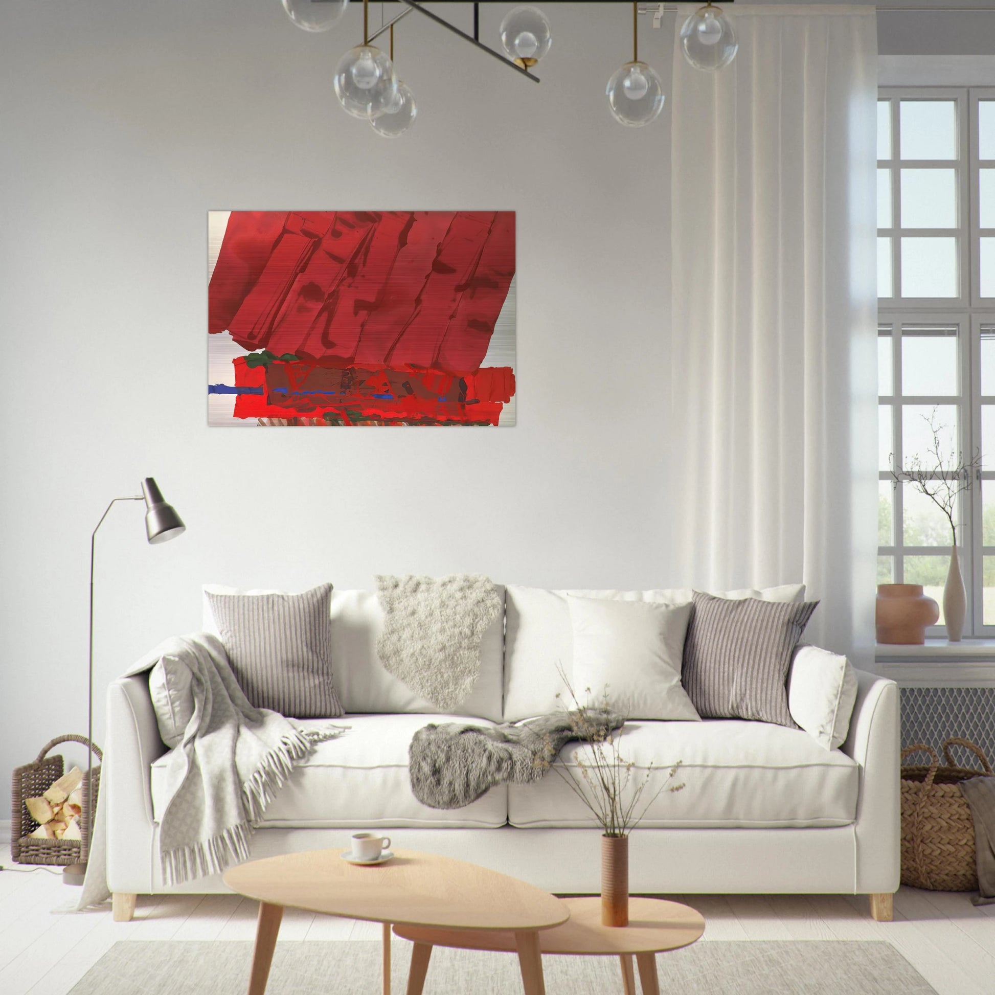 Flodden - 1978 - Albert Irvin Brushed Aluminum Print - 70x100 cm / 28x40 inches | Albert Irvin Aluminum Print | Albert Irvin Prints