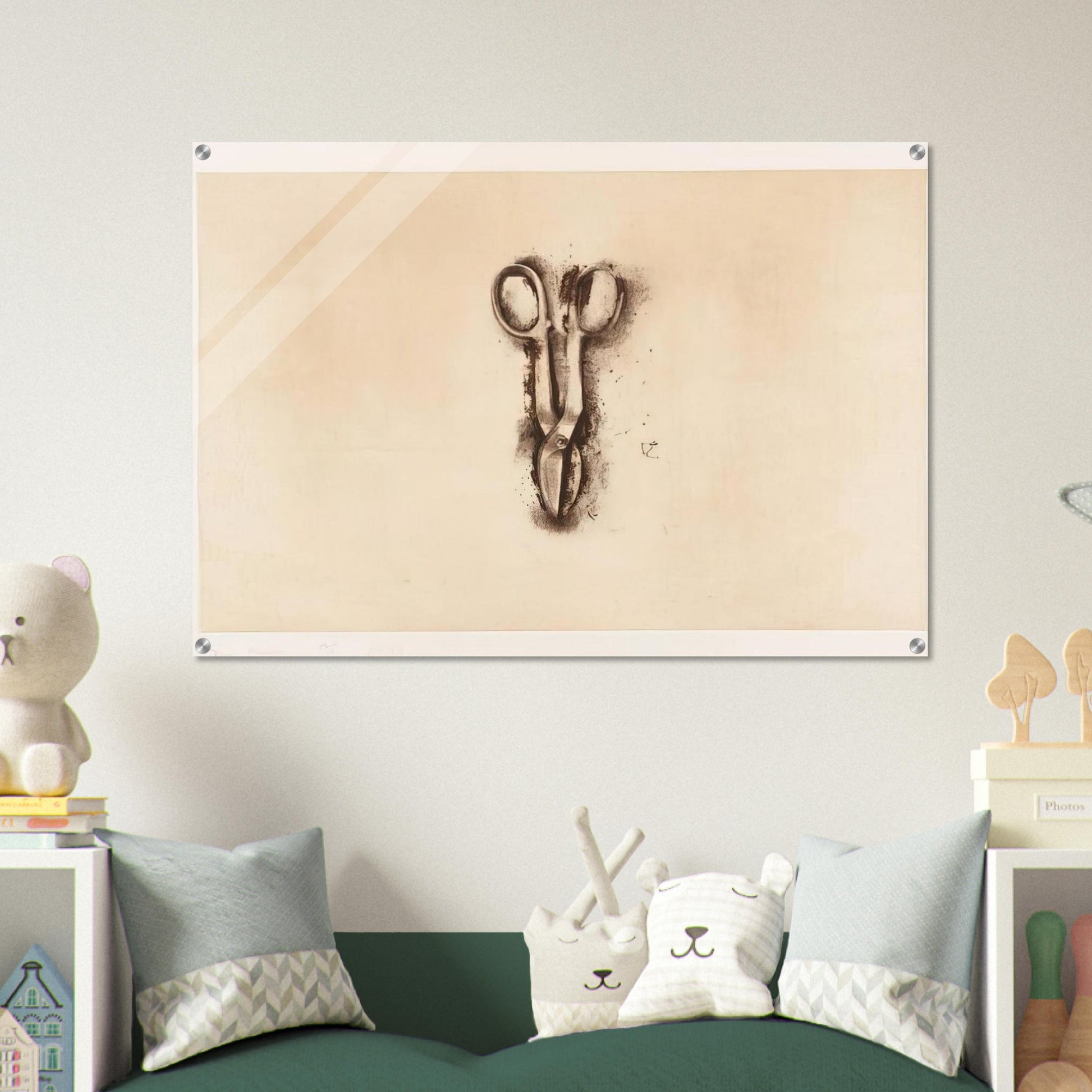 TINSNIP 1973 - Jim Dine Acrylic Print - 70x100 cm / 28x40″ inches