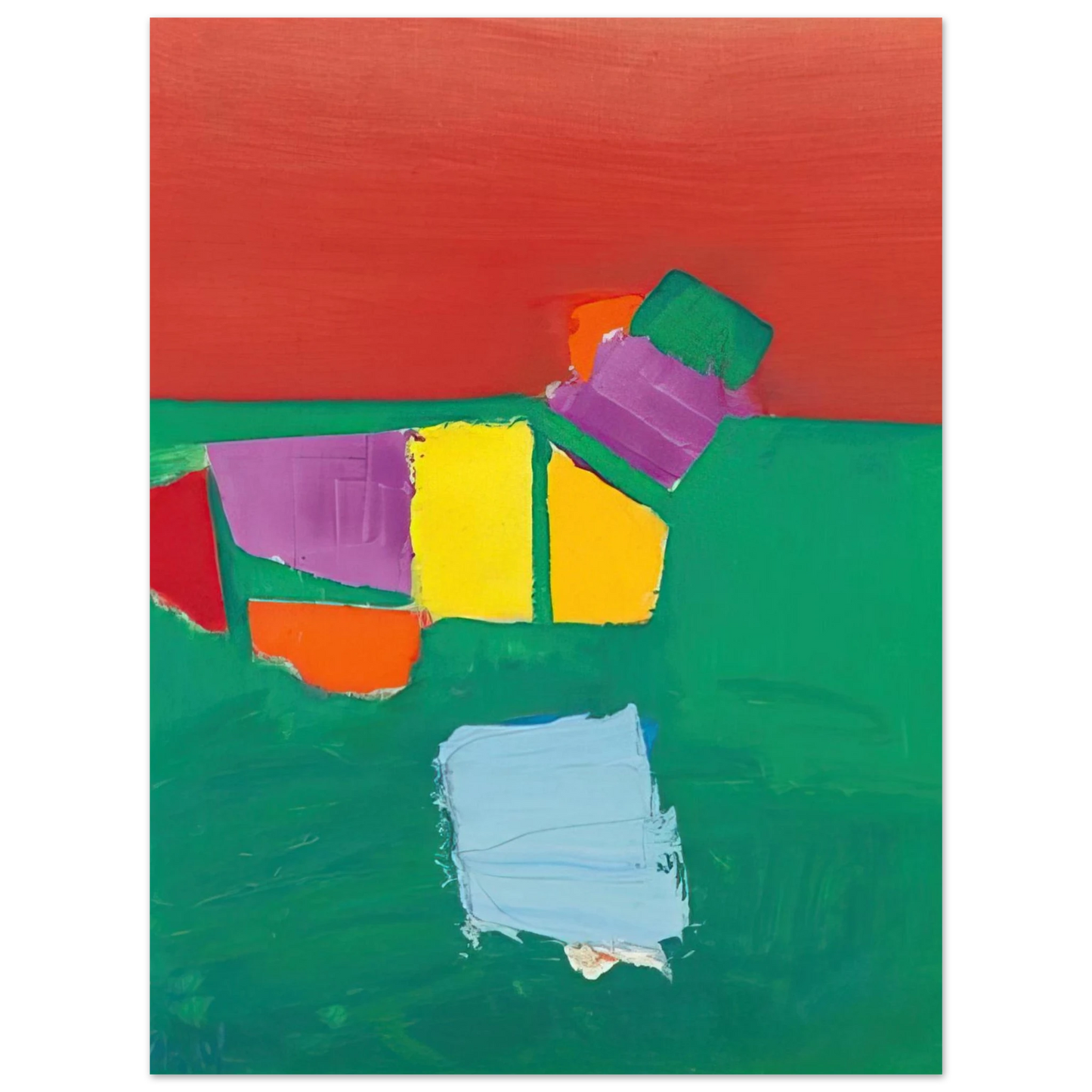 Nicolas de Stael - Les Martigues Composition - 1954 Fine Art Poster