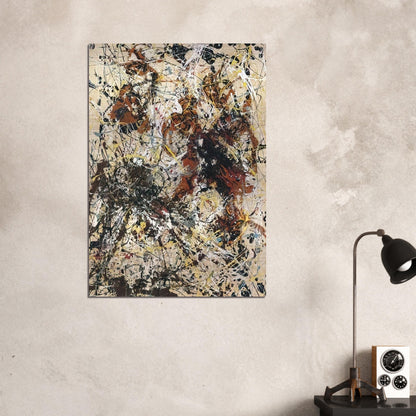 NUMBER 12 1949 - Jackson Pollock Brushed Aluminum Print - 70x100 cm / 28x40 inches | Jackson Pollock Aluminum Print | Jackson Pollock Prints