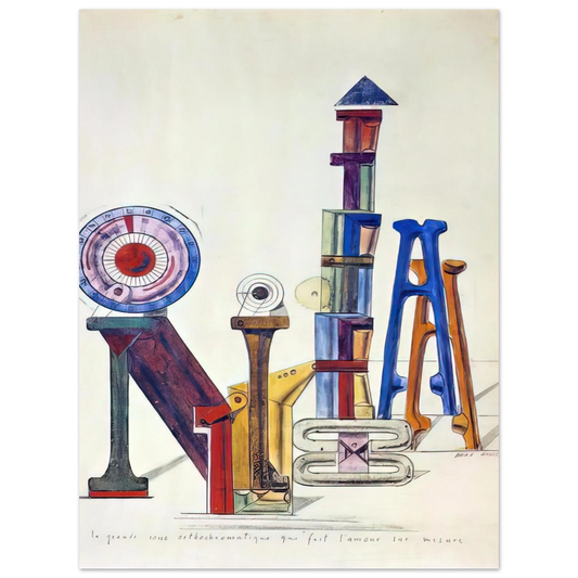 Max Ernst - La Grande Roue OrthochromatiqueÃ¢â‚¬Â¦  75x100 cm / 30x40inches Fine Art Poster