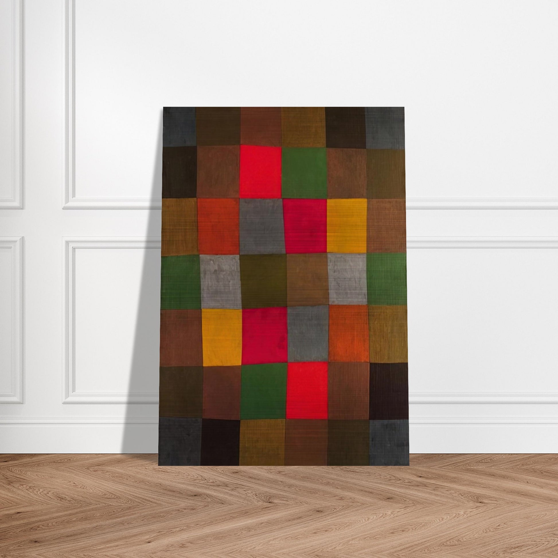 NEW HARMONY 1936 - Paul Klee Brushed Aluminum Print - 70x100 cm / 28x40 inches | Paul Klee Aluminum Print | Paul Klee Prints
