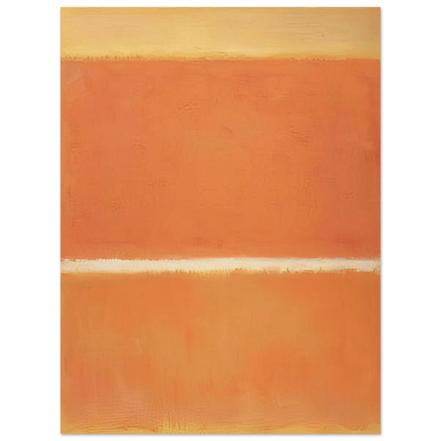 Mark Rothko - No.11 - 1963 Wall Art - 60x80 cm / 24x32 inches - Premium Wooden Framed Poster With Fine Art Paper - Black frame