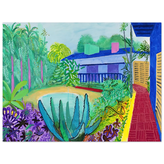 David Hockney - David Hockney Wall art - 13x18 cm / 5x7 Inches - Fine Art Poster - -