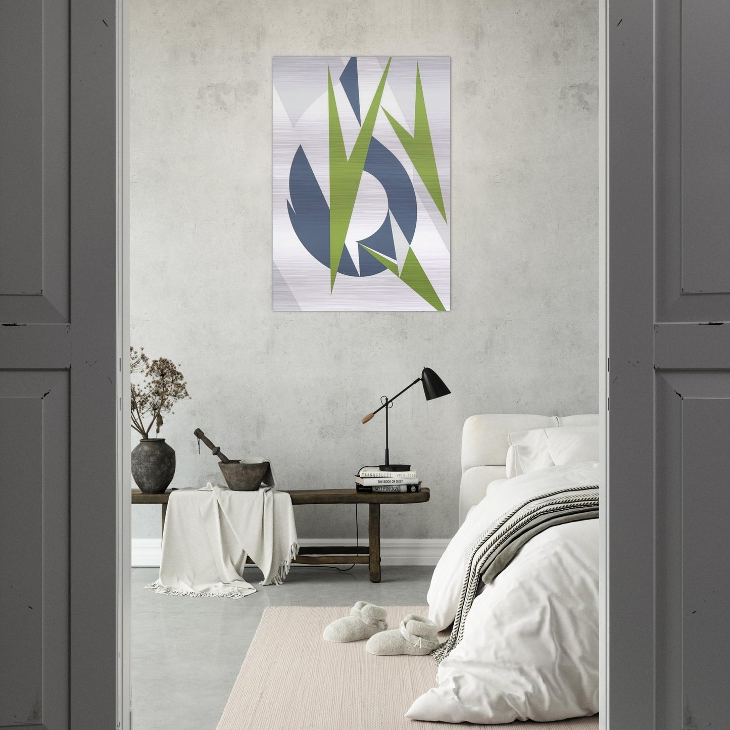 Embrace - Lee Krasner Brushed Aluminum Print - 70x100 cm / 28x40 inches | Lee Krasner Aluminum Print | Lee Krasner Prints