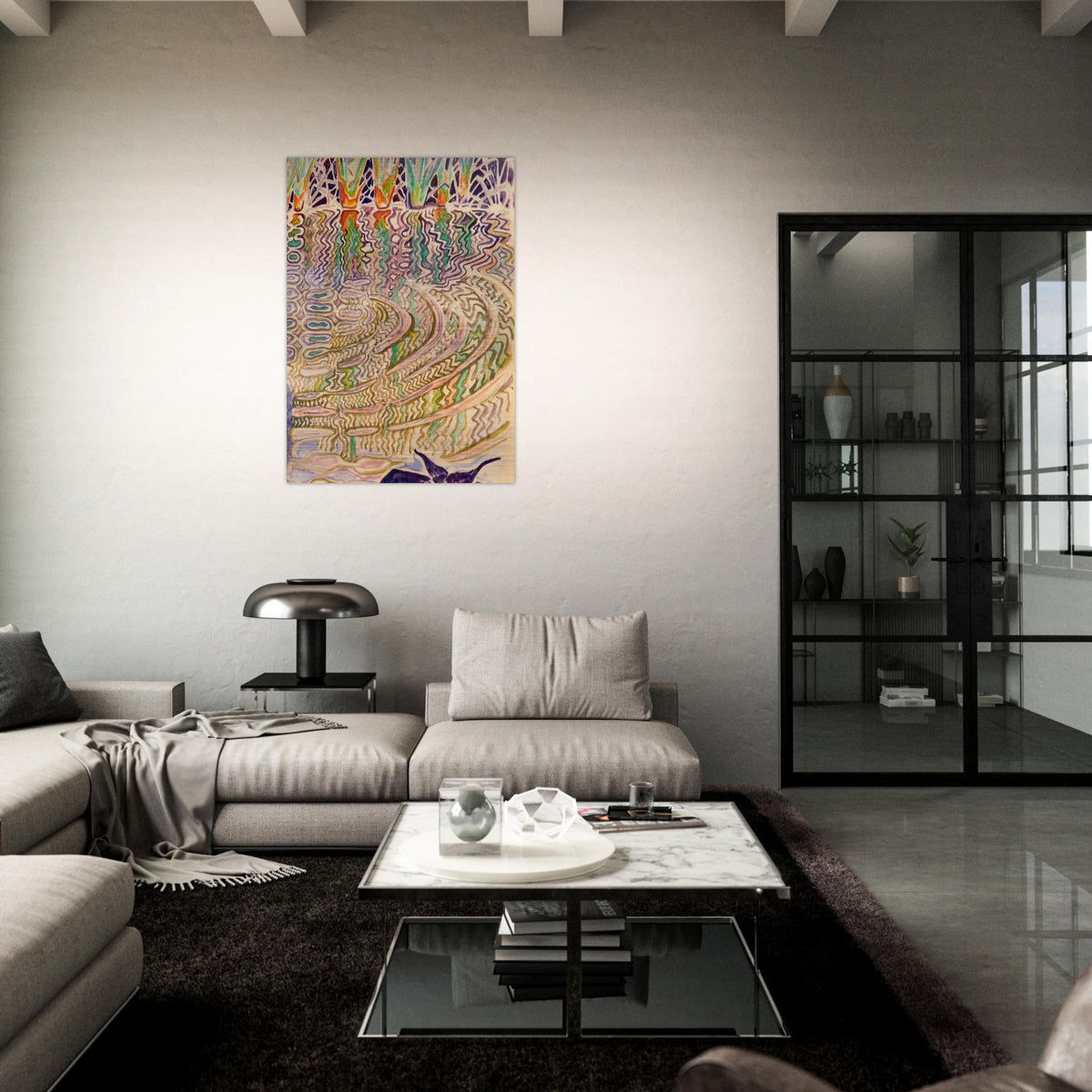 Walter Anderson - Walter Anderson Brushed Aluminum Print - 70x100 cm / 28x40 inches | Walter Anderson Aluminum Print | Walter Anderson Prints