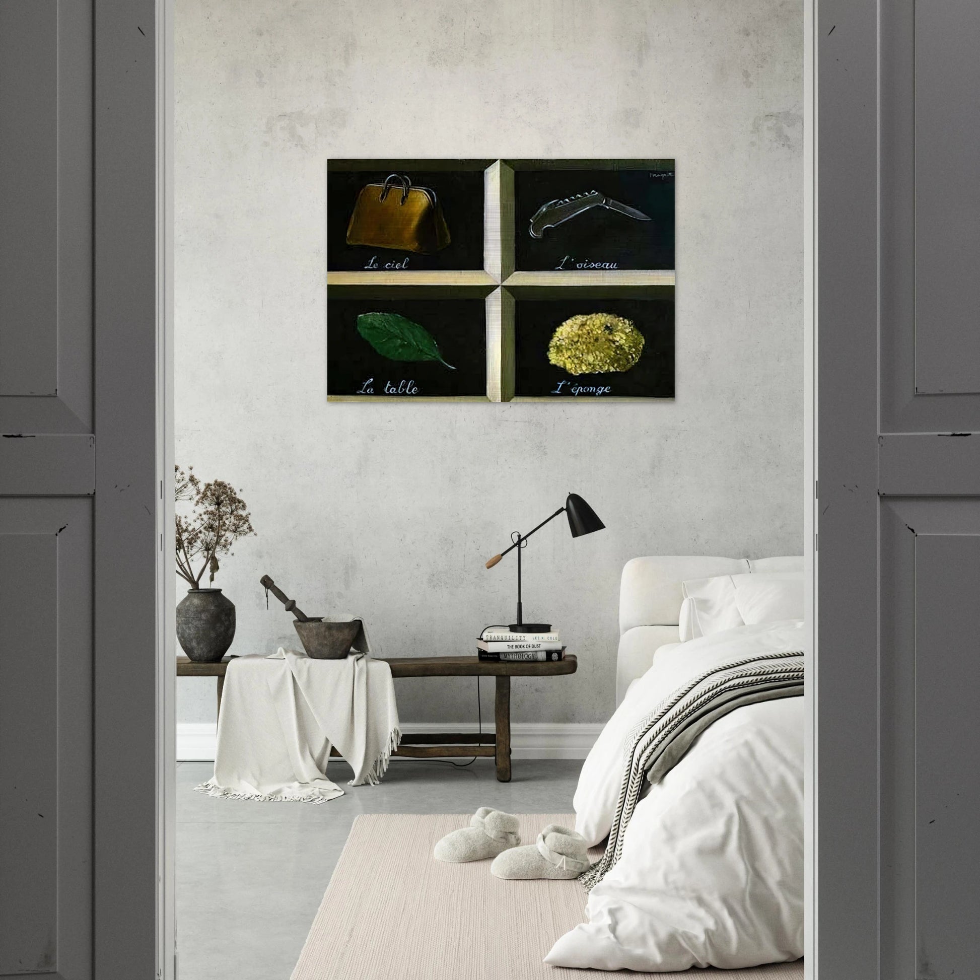 THE INTERPRETATION OF DREAMS 1927 - Rene Magritte Brushed Aluminum Print - 70x100 cm / 28x40 inches | Rene Magritte Aluminum Print | Rene Magritte Prints