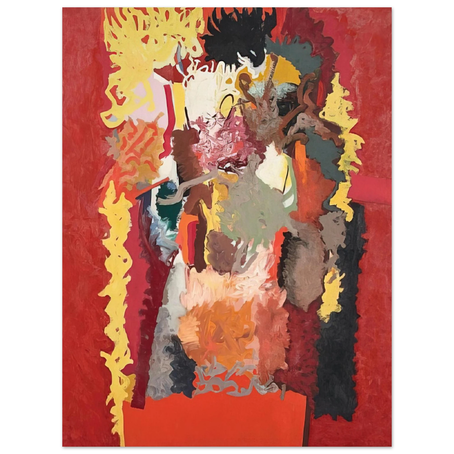 John Ferren - The Witch Doctor - 1963  75x100 cm / 30x40inches Fine Art Poster