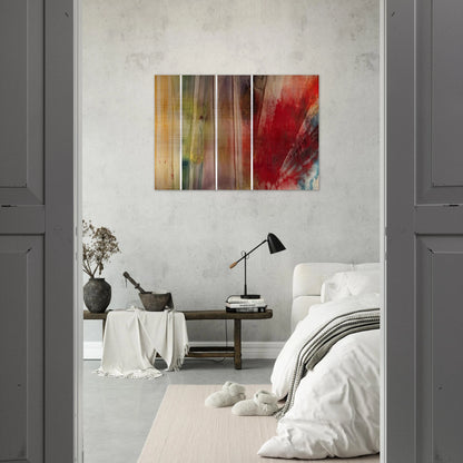 A Warmth, A Lightness, A Glow and Then - Sam Gilliam Brushed Aluminum Print - 70x100 cm / 28x40 inches | Sam Gilliam Aluminum Print | Sam Gilliam Prints