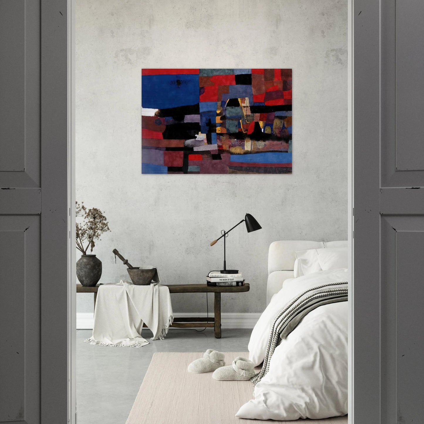 Untitled - 1952 - Alberto Burri Brushed Aluminum Print - 70x100 cm / 28x40 inches | Alberto Burri Aluminum Print | Alberto Burri Prints