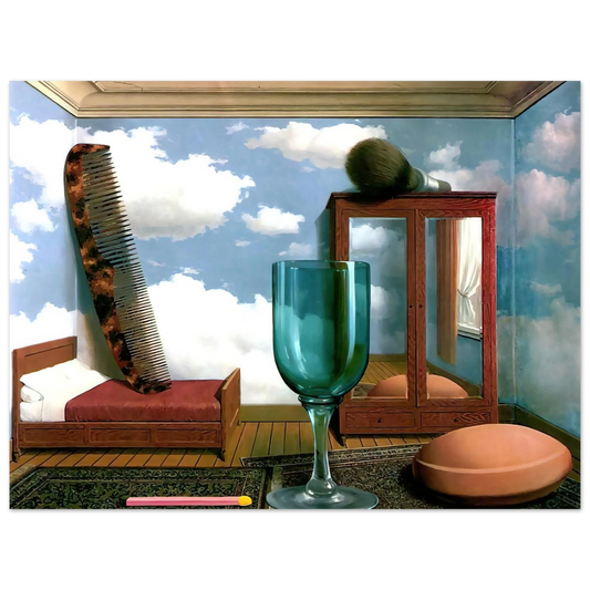 Rene Magritte - PERSONAL VALUES 1952  75x100 cm / 30x40inches Fine Art Poster