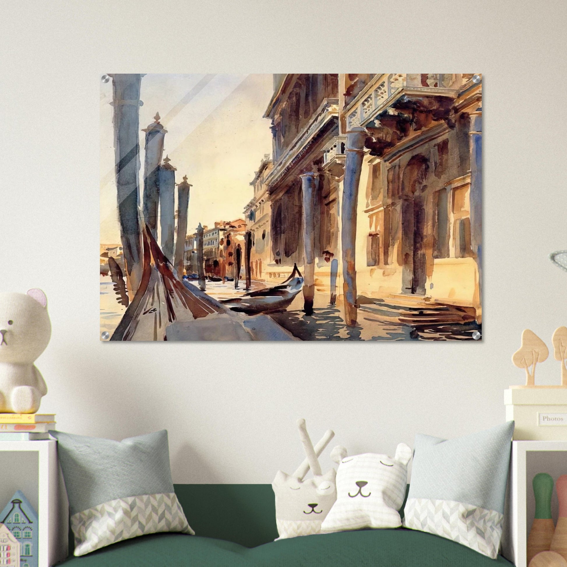 Grand Canal, Venice - John Singer Sargent Acrylic Print - 70x100 cm / 28x40″ inches