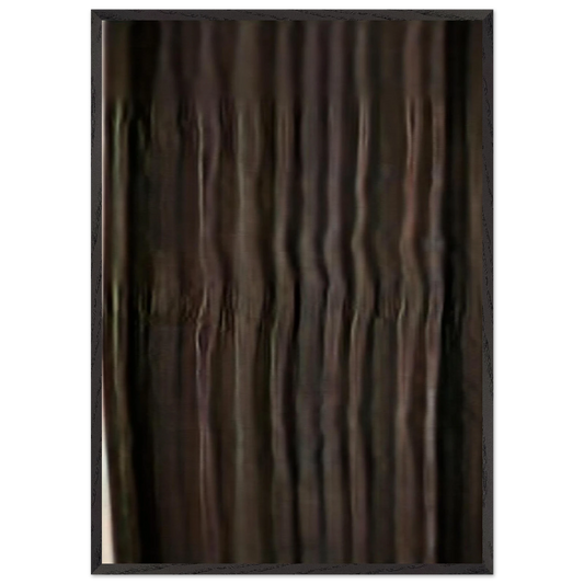 Untitled 152 - 1971 - Gene Davis 70x100 cm / 28x40 inches Framed Art Print – Black Wooden Frame