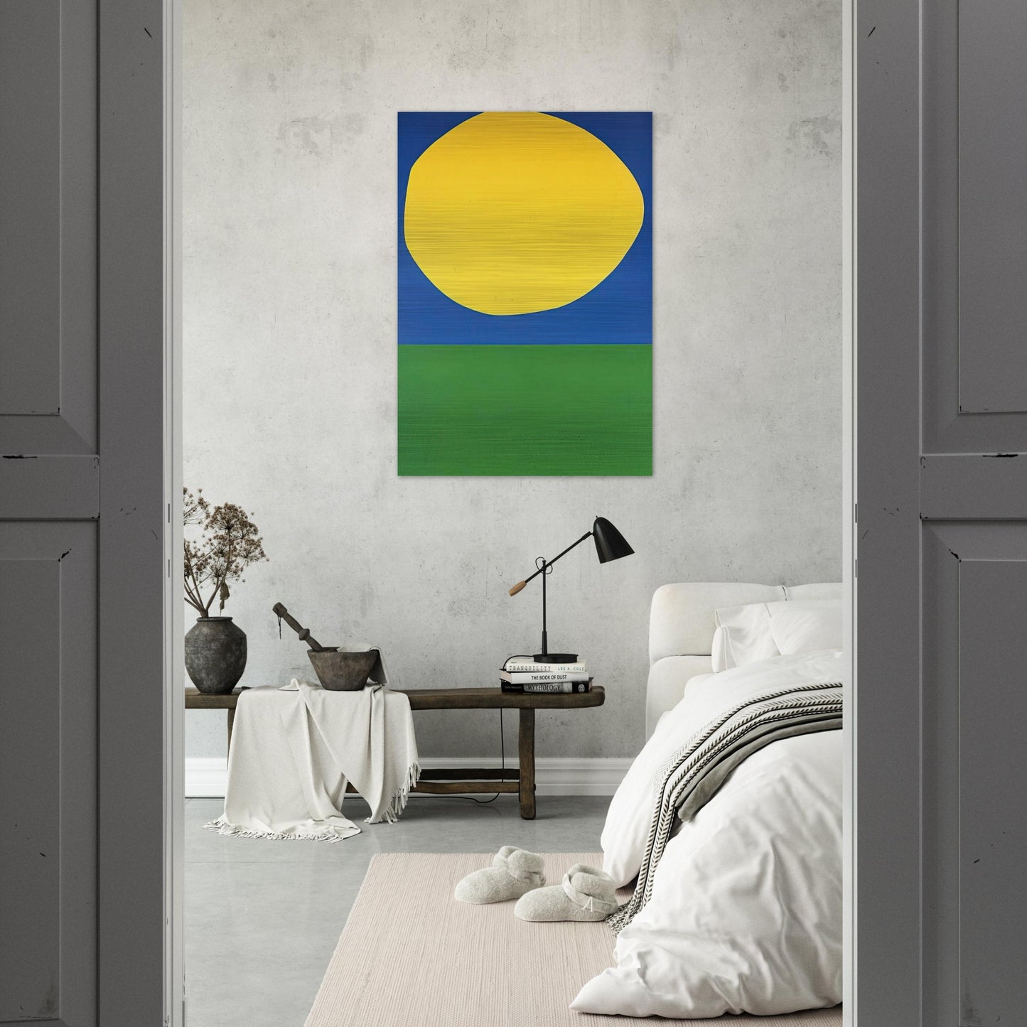 High Yellow - Ellsworth Kelly Brushed Aluminum Print - 70x100 cm / 28x40 inches | Ellsworth Kelly Aluminum Print | Ellsworth Kelly Prints