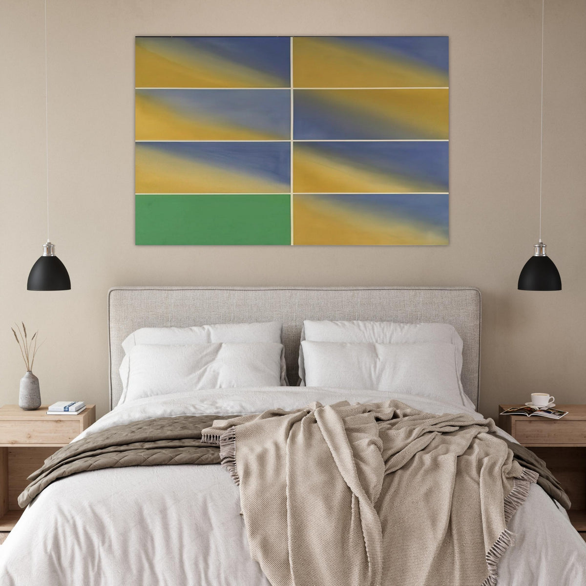 Cambridge Green - 1968 - Mark Lancaster Art Prints - 100x150 cm / 40x60″ inches | Mark Lancaster Poster | Mark Lancaster Prints