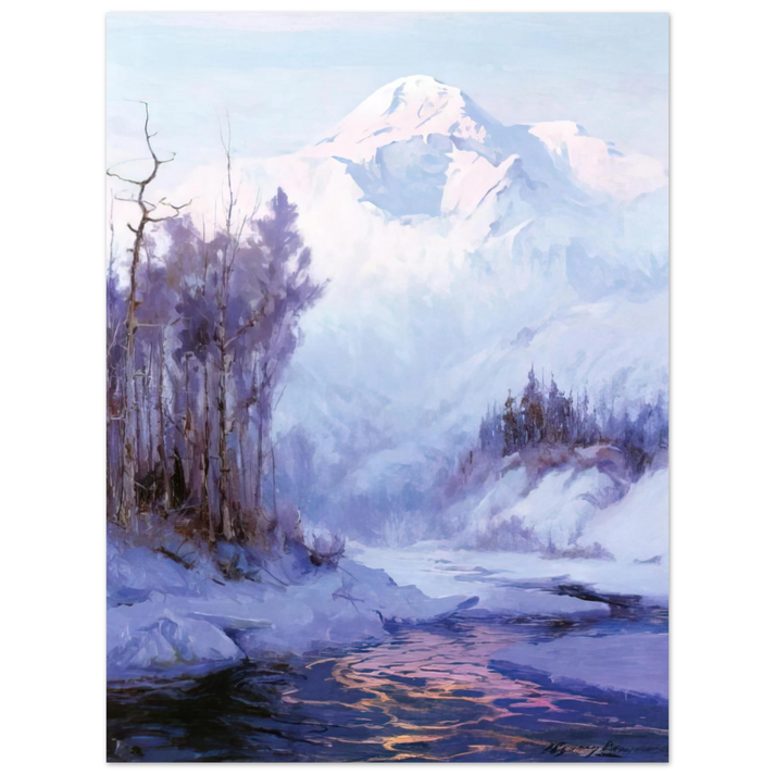 Sydney Laurence - The Breakup - Romanticism  75x100 cm / 30x40inches Fine Art Poster