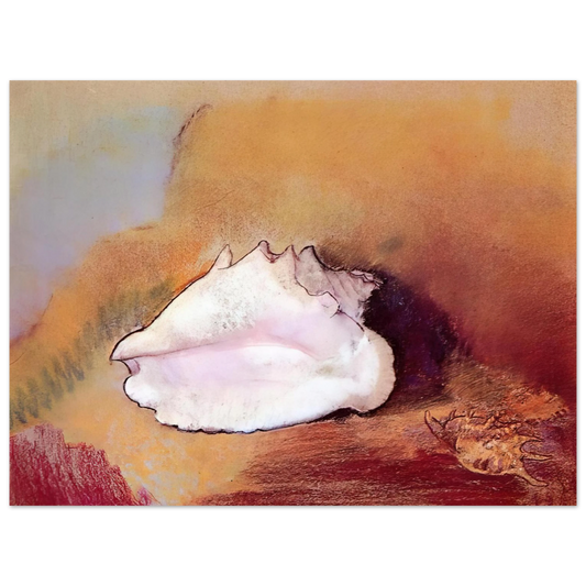 Odilon Redon - THE SEASHELL 1912  75x100 cm / 30x40inches Fine Art Poster