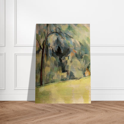 Morning in Provence - Paul Cézanne Brushed Aluminum Print - 70x100 cm / 28x40 inches | Paul Cézanne Aluminum Print | Paul Cézanne Prints