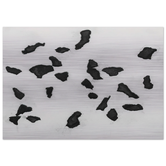 According to the Laws of Chance - Jean Arp Brushed Aluminum Print - 70x100 cm / 28x40 inches | Jean Arp Aluminum Print | Jean Arp Prints