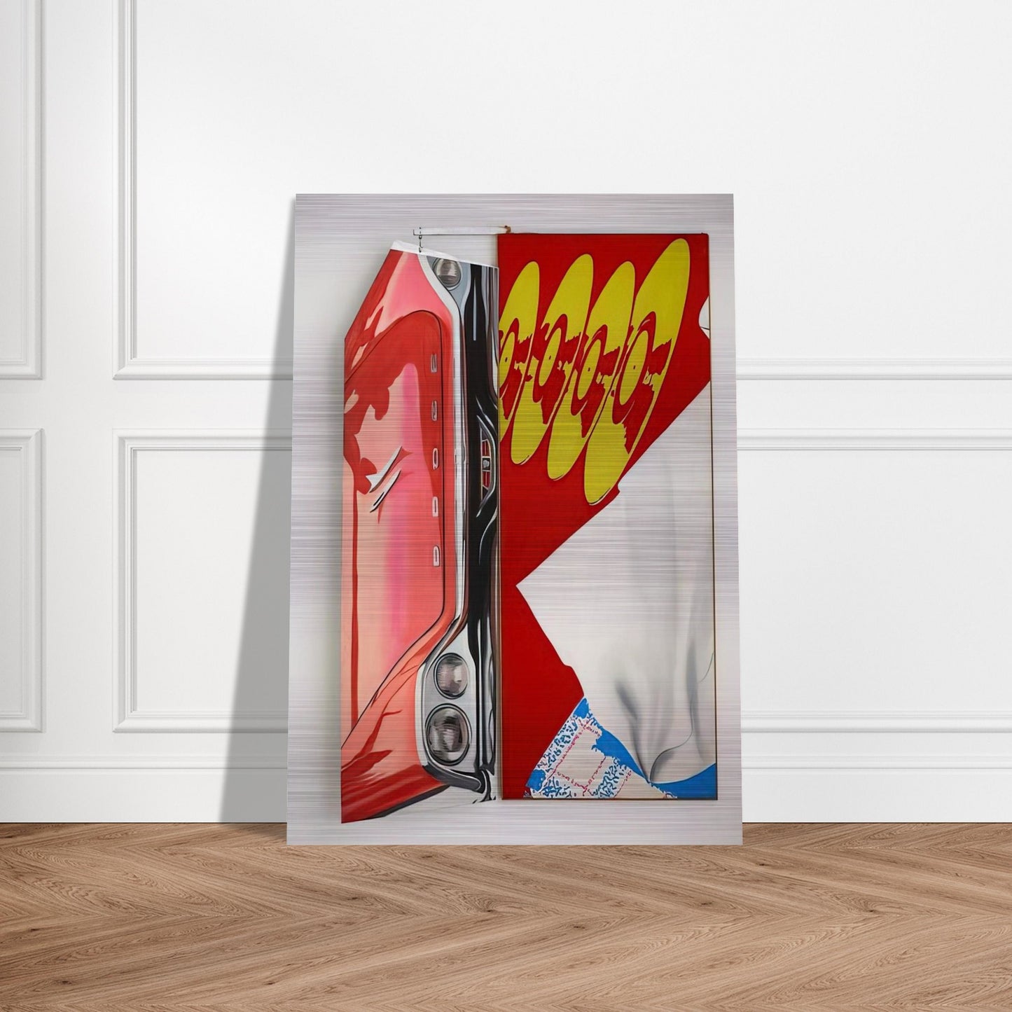 Disks - James Rosenquist Brushed Aluminum Print - 70x100 cm / 28x40 inches | James Rosenquist Aluminum Print | James Rosenquist Prints