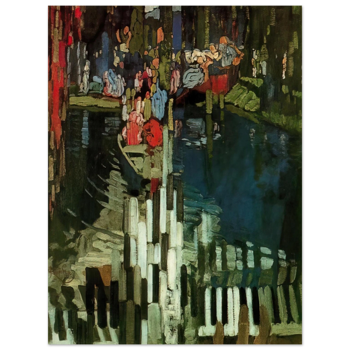 Frantisek Kupka - Piano Keys Lake  75x100 cm / 30x40inches Fine Art Poster