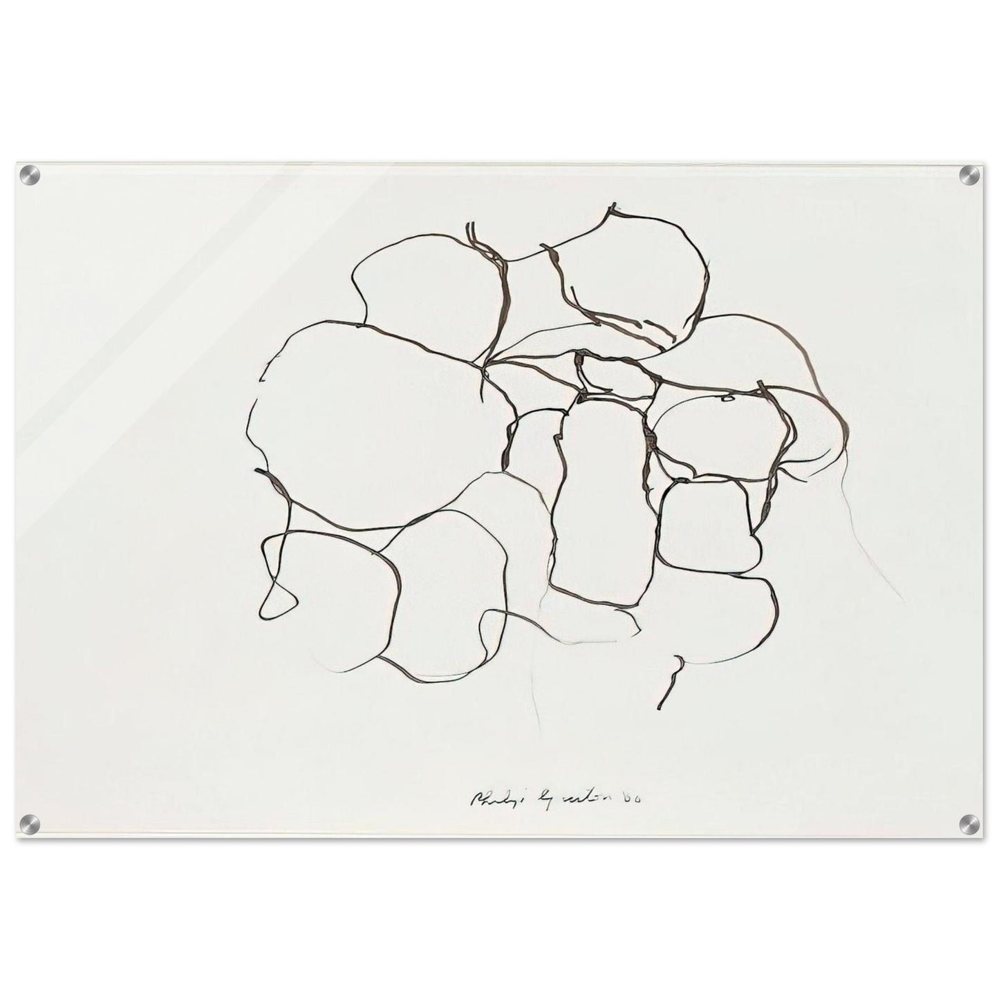 UNTITLED 5 - Philip Guston Acrylic Print - 70x100 cm / 28x40″ inches
