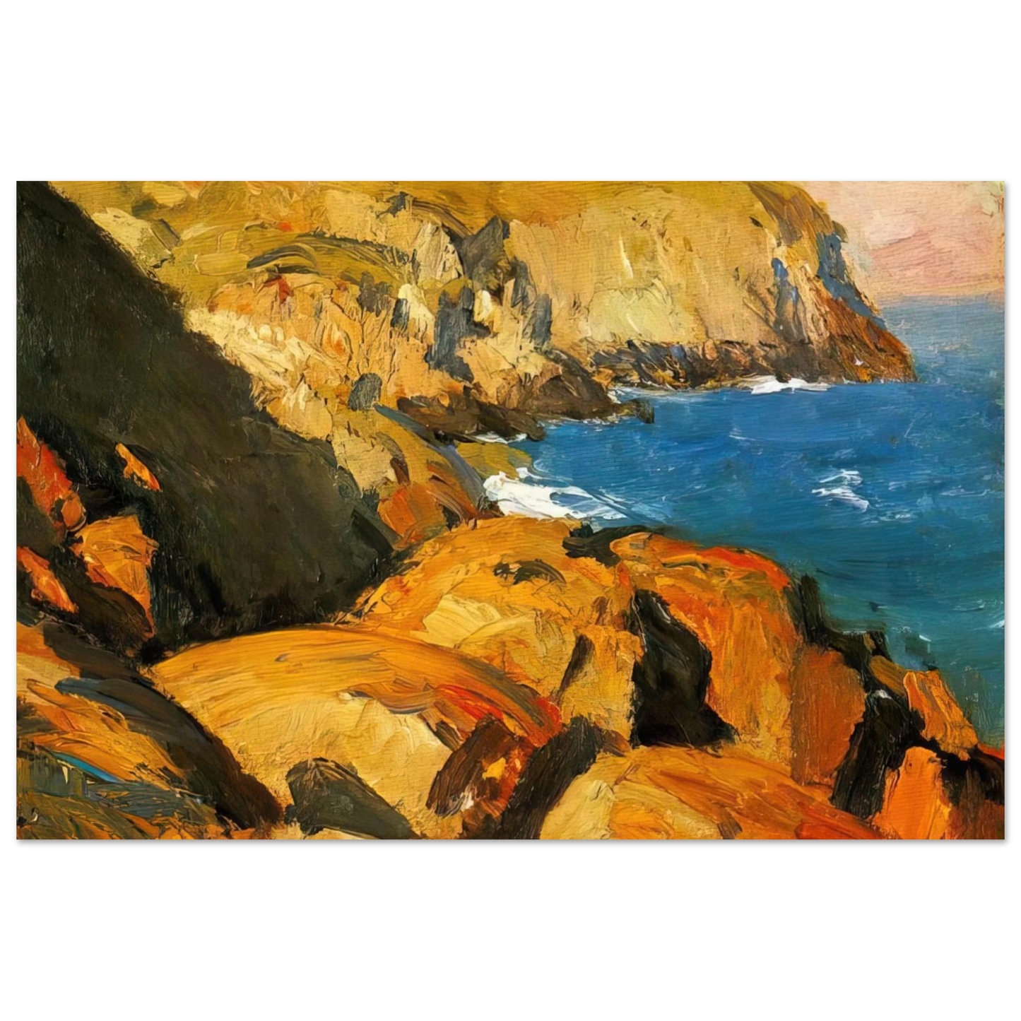 Edward Hopper - Blackhead, Monhegan Fine Art Poster
