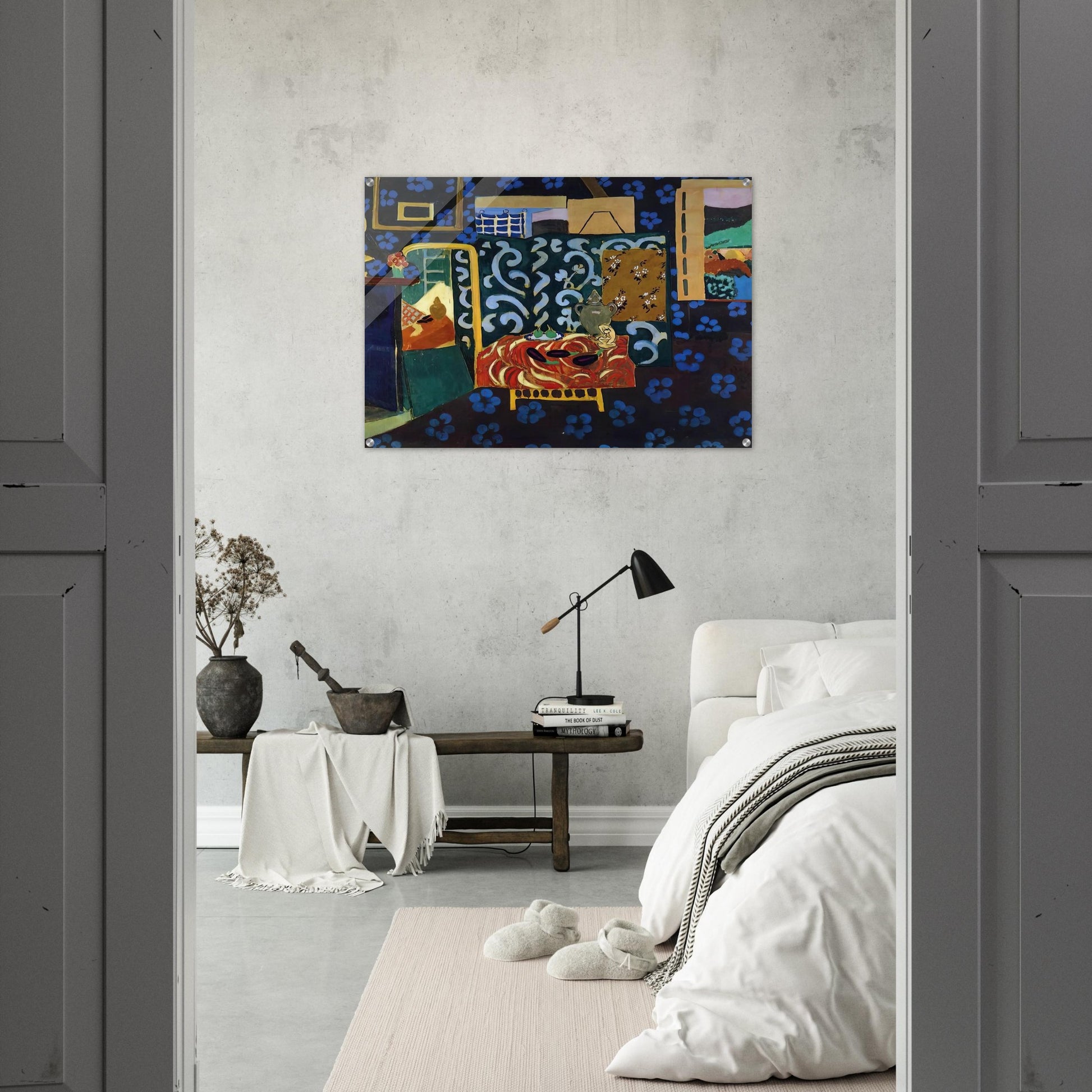 STILL LIFE WITH AUBERGINES 1911 - Henri Matisse Acrylic Print - 70x100 cm / 28x40″ inches