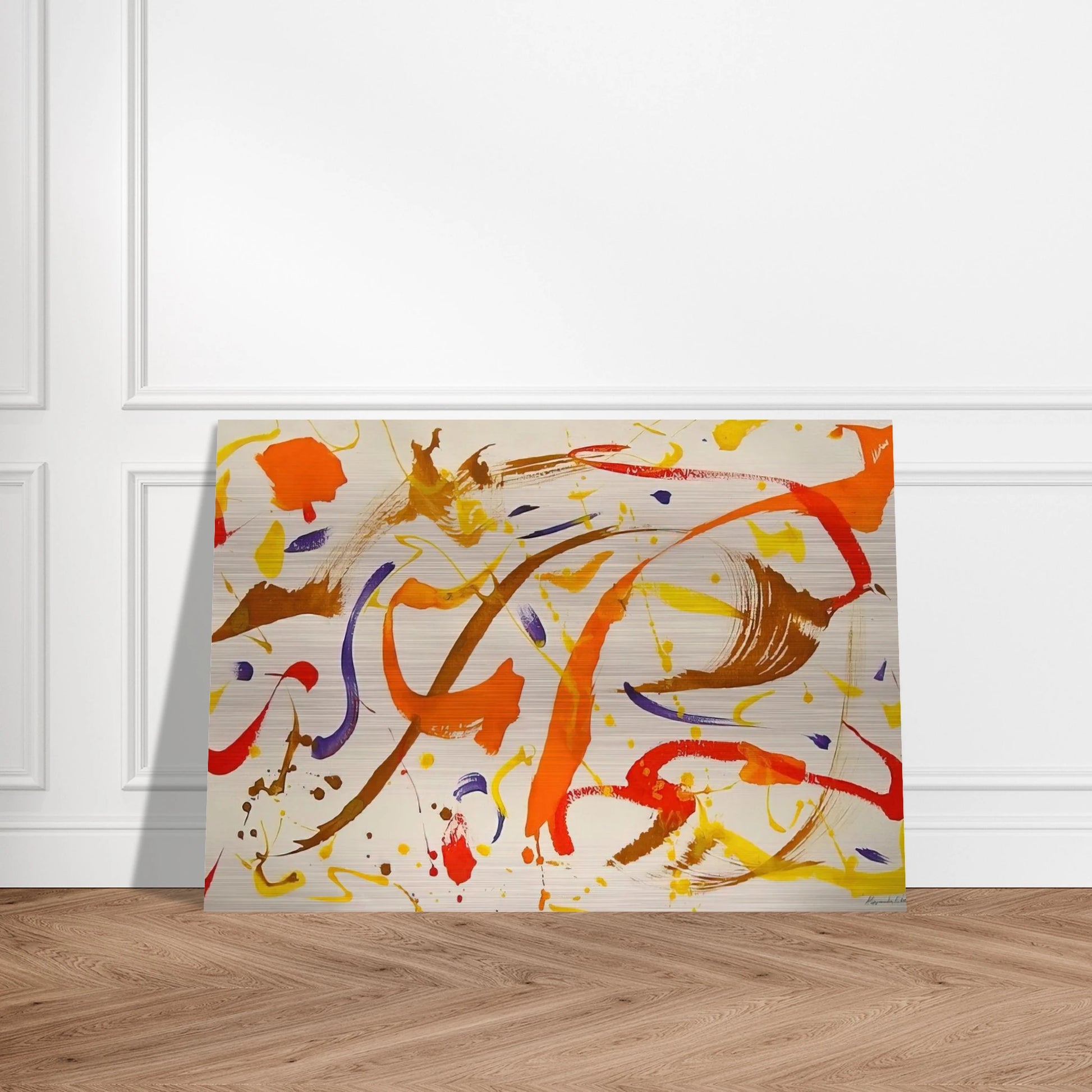 Untitled Abstract - 1975 - Alexander Liberman Brushed Aluminum Print - 70x100 cm / 28x40 inches | Alexander Liberman Aluminum Print | Alexander Liberman Prints