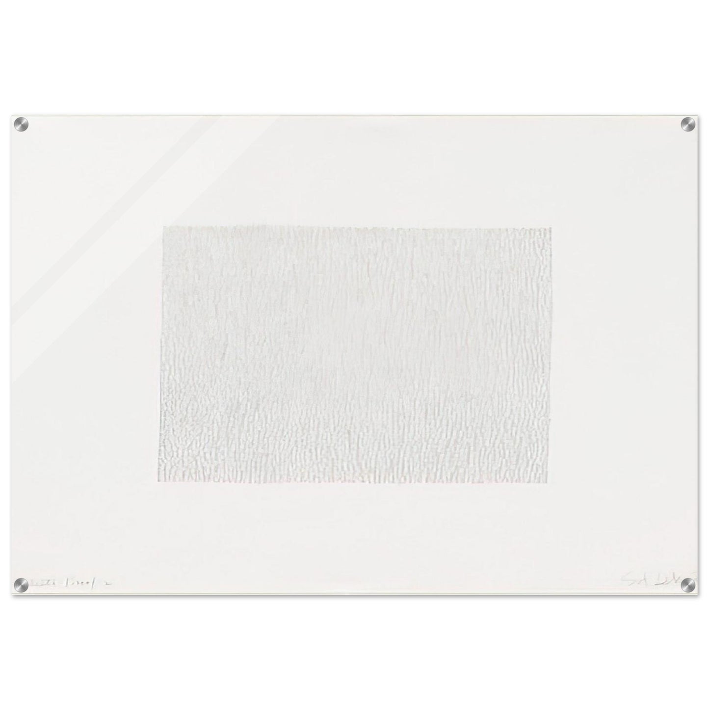 Vertical Lines, Not Touching - Sol LeWitt Acrylic Print - 70x100 cm / 28x40″ inches