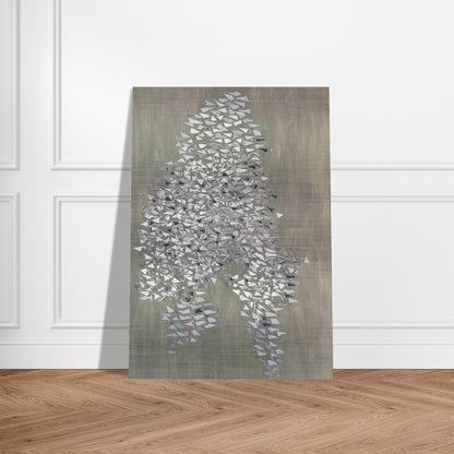 Vertical Gray - 1985 - Robert Goodnough Brushed Aluminum Print - 70x100 cm / 28x40 inches | Robert Goodnough Aluminum Print | Robert Goodnough Prints