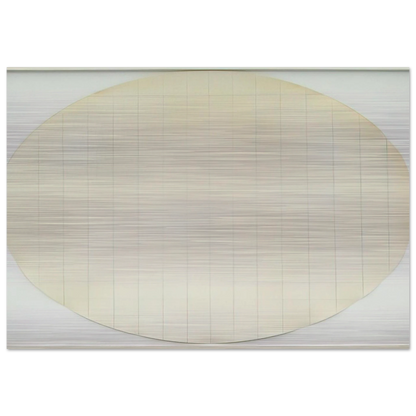 Eagle Turquoise 7H#4 - Robert Ryman Brushed Aluminum Print - 70x100 cm / 28x40 inches | Robert Ryman Aluminum Print | Robert Ryman Prints