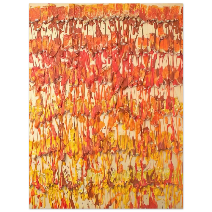 Arman - Dirty Painting - 1989  75x100 cm / 30x40inches Fine Art Poster