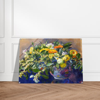 VASE OF FLOWERS 1923 - Theo van Rysselberghe Acrylic Print - 70x100 cm / 28x40″ inches
