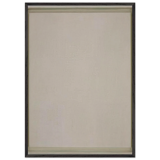 Untitled - 1954 N1 - Ad Reinhardt 70x100 cm / 28x40 inches Framed Art Print – Black Wooden Frame