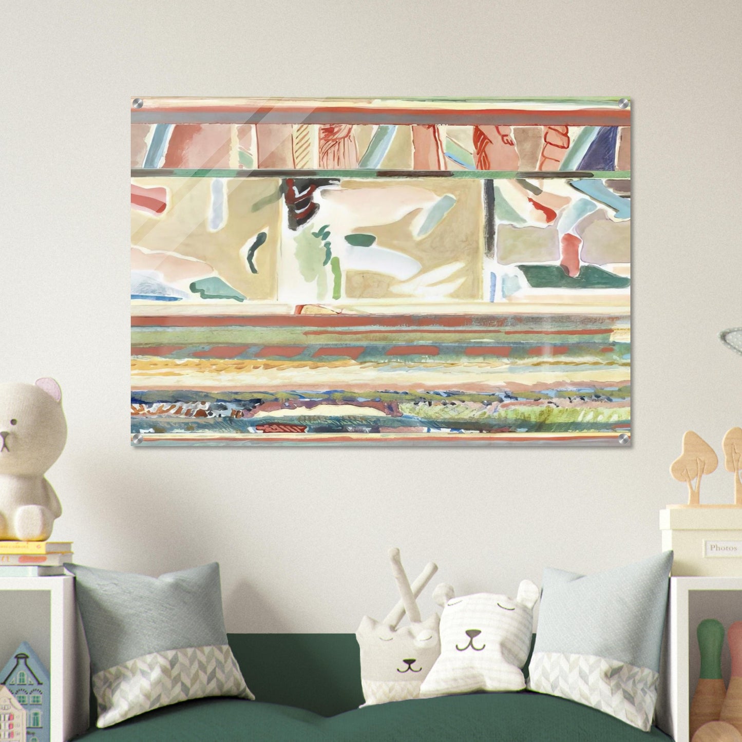 Paisagem II, Portalegre tapestry card - Lyrical Abstraction - Menez Acrylic Print - 70x100 cm / 28x40″ inches | Menez Wall Art | Menez Prints