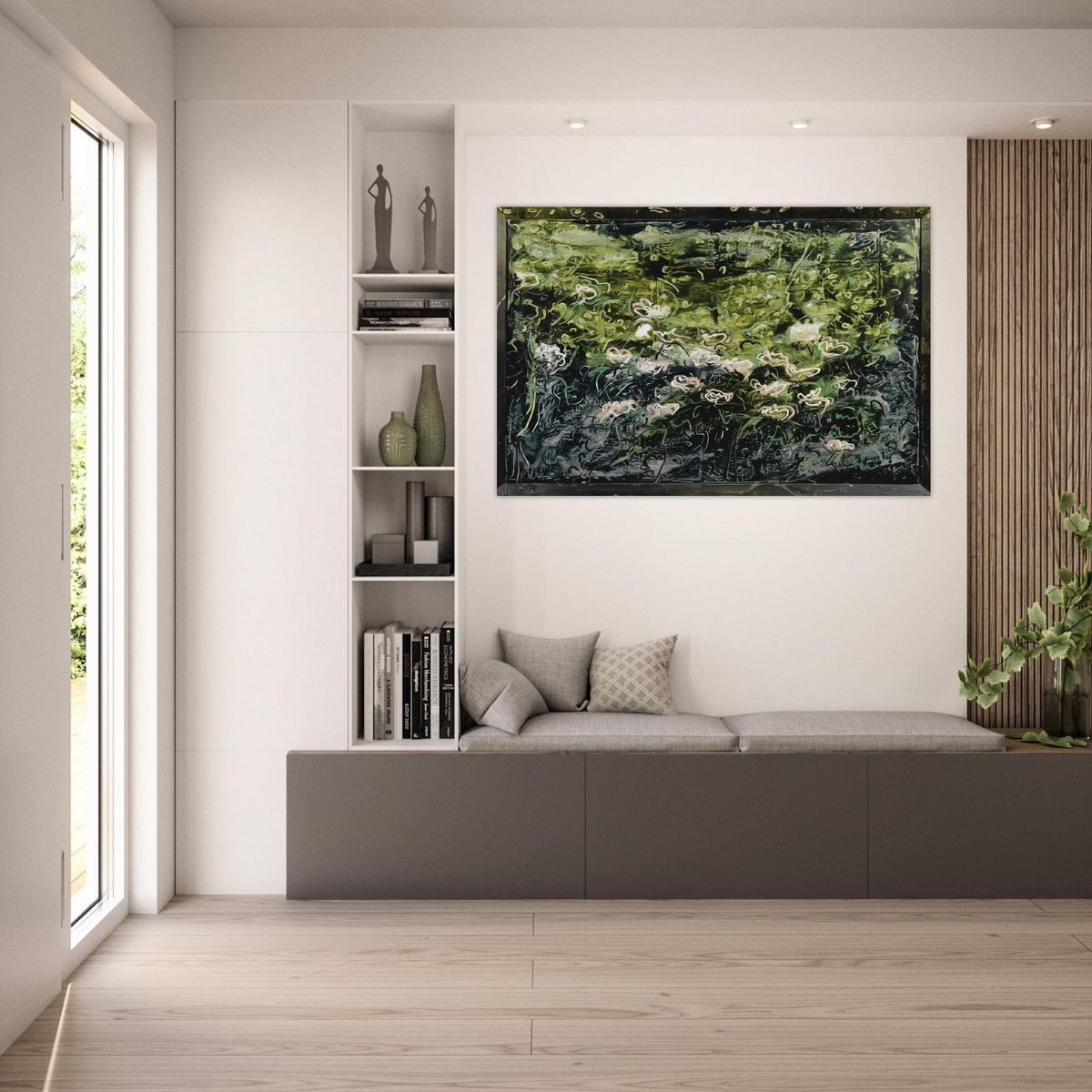 Acquatico - Art Informel - Mario Schifano Art Prints - 100x150 cm / 40x60″ inches | Mario Schifano Poster | Mario Schifano Prints