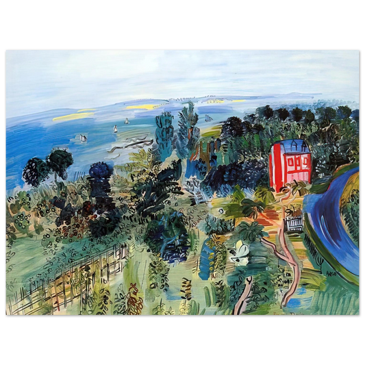 Raoul Dufy - VILLERVILLE  75x100 cm / 30x40inches Fine Art Poster