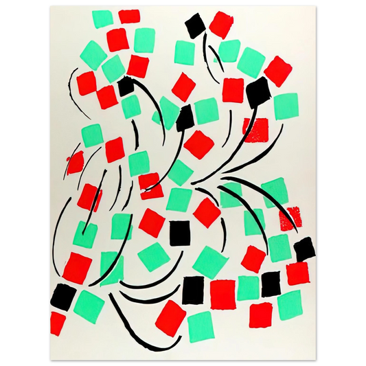 Sonia Delaunay - COMPOSITION 31  75x100 cm / 30x40inches Fine Art Poster