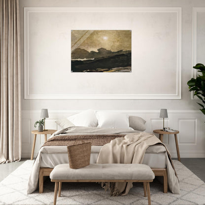 THE ARTISTS STUDIO IN AFTERNOON FOG 1894 - Winslow Homer Acrylic Print - 70x100 cm / 28x40″ inches | Winslow Homer Wall Art | Winslow Homer Prints