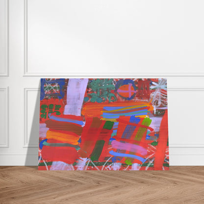 St. Germain - 1995 - Albert Irvin Brushed Aluminum Print - 70x100 cm / 28x40 inches | Albert Irvin Aluminum Print | Albert Irvin Prints